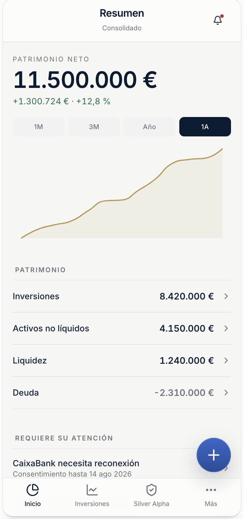 App móvil Resumen de Nuvara 360